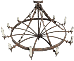 Large Metal Chandelier