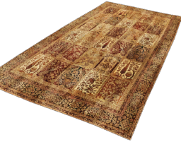 Patterned Yellow Rug