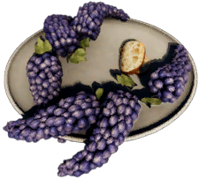 Grapes Dinner Plate