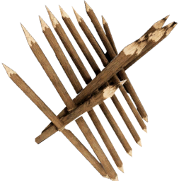 Spiked Wooden Barrier