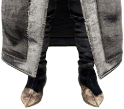 Fine Silk Fabric Boots