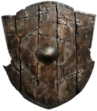Cracked Wooden Shield